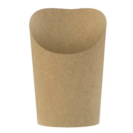 Paper Container Kraft for Fries and Wraps Ø8,1x11,5cm (1.320 Units)