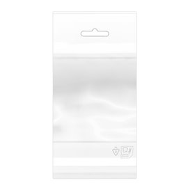 Plastic Bag Adhesive Flap Euroslot 7x10cm G-160 (100 Units)  