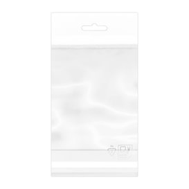 Plastic Bag Adhesive Flap Euroslot 10x15cm G-160 (100 Units)  