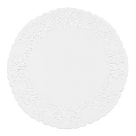 Paper Lace Doilie "Litos" White Ø18cm (250 Units)  
