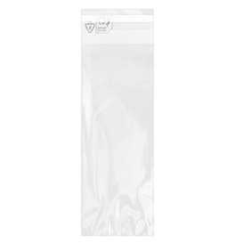 Plastic Bag with Adhesive Flap Cellophane 7x20cm G-160 (1000 Units)