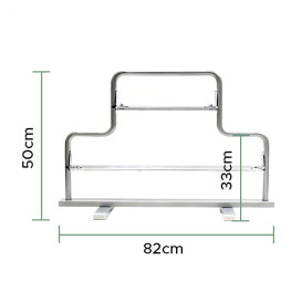 Manila Paper Roll Stainless Steel Dispenser 31cm and 62cm (1 Unit) 