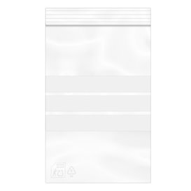Plastic Zip Bag Autoseal Write-On Block 12x18cm G-160 (1000 Units)
