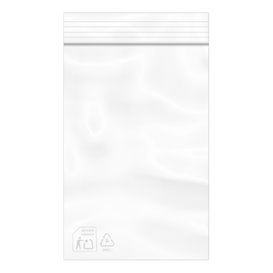 Plastic Zip Bag Seal top 8x12cm G-200 (100 Units)  