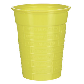 Plastic Cup PS Yellow 200ml Ø7cm (1.500 Units)