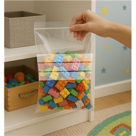 Plastic Zip Bag Seal top Write-On Block 20x30cm G-200 (100 Units)  