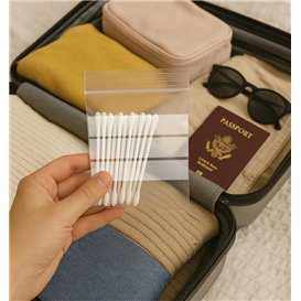 Plastic Zip Bag Seal top Write-On Block 8x12cm G-200 (100 Units)  