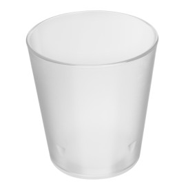 Reusable Durable Glass SAN Tumbler Frost 420ml (6 Units)