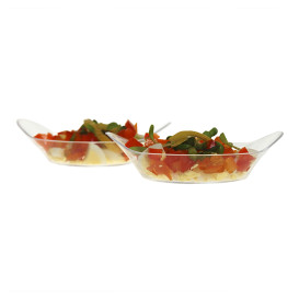 Tasting Platte with Handles in PS 8,4x6,5x2,2cm 30ml (200 Units)