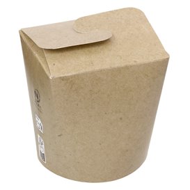 Paper Take-Out Box Kraft 529ml (500 Units)