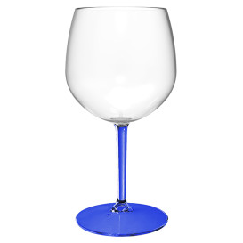 Reusable Durable Balloon Glas in TT Blue Foot 580ml (6 Units)