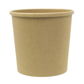 Kraft Carton Pot 750ml Ø11,7cm (375 Units)