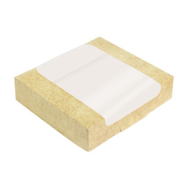 Square Cardboard Box PackiPack Vision Kraft 14x14x5cm (50 Units)