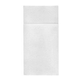 Pocket Fold Airlaid Napkins "Kanguro" White 40x40cm (30 units) 
