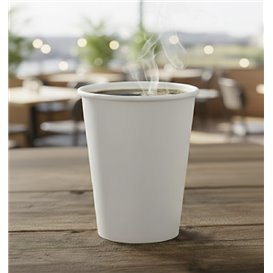 Paper Cup White 9Oz/280ml Ø8,0cm (50 Units) 