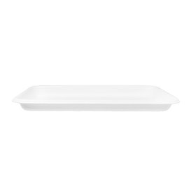 White Sugar Cane Tray 20,5x14,5cm (50 Units)