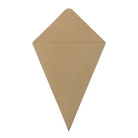 Paper Dipping Cone Kraft 26,5cm 250g (50 Units)