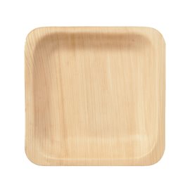 Square Wooden Plate 9x9cm (600 Units)