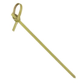 Bamboo Bow Skewer Natural 15cm (10.000 Units)
