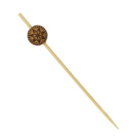 Bamboo Food Pick Ethnic Design 9cm (1200 Units)