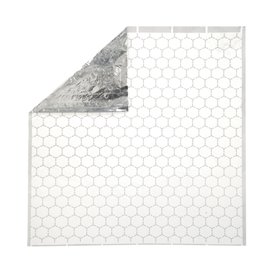 Silver Greaseproof Aluminum Foil 41*41cm (200 Units)