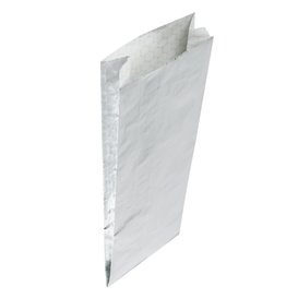 Silver Greaseproof Aluminum Foil 31,5*10,3+5cm (2000 Units)