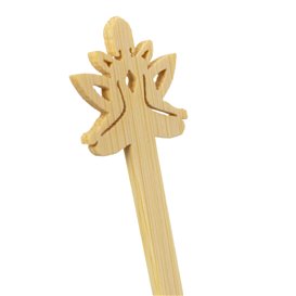 Bamboo Stirrer “Bouddha 2” for Drink 18cm (50 Units) 