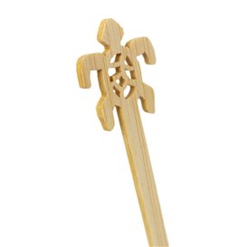 Turtle Bamboo Drink Stirrer 12cm (600 Units)