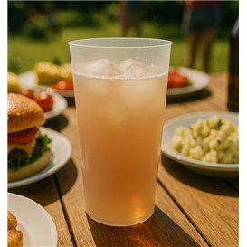 PP Cocktail Cup Reusable Shatterpoof Transparent 470 ml (200 Units)