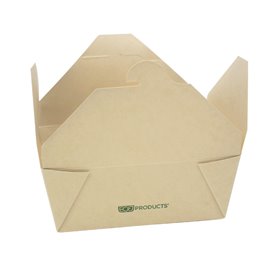 Bamboo Paper Food Box Kraft 10,7x9x6,5cm 700ml (400 Units)