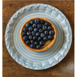 Paper Plate with Ceramic Print “Bali” Ø23cm 345g/m² (450 Units)