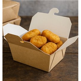 American Box Kraft 13x8,5x6cm 700ml (360 Units)