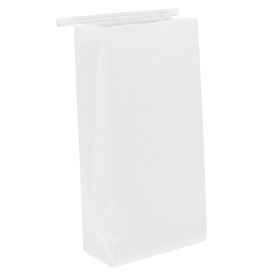SOS White Bag with Closure 12+6x23,5cm (50 Uds)