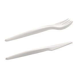 Kraft Cardboard Cutlery Kit Fork ,Knife and Napking (300 Units)