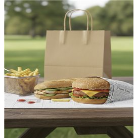 Paper Food Wrap Grease-Proof "Times" 41x15cm (1000 Units)