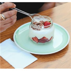 Reusable Spoon in PS Transparent 18cm (1.000 Units)