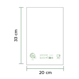 Die-Cut Handle Plastic Bags Home Compost “Classic” 20x33cm 17µm (3000 Units)