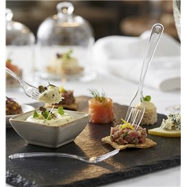 Tasting Mini Fork Clear in Box 10cm (100 Units)  